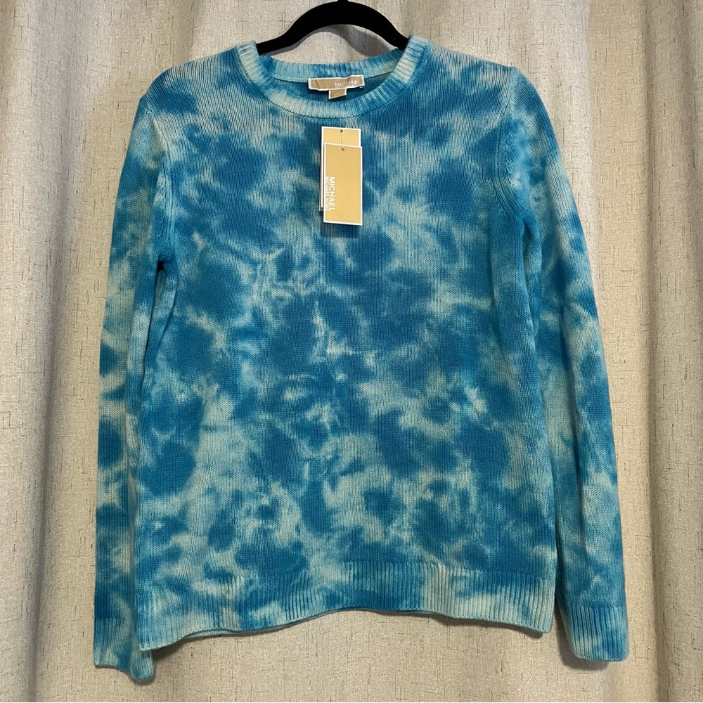 Michael Kors 100% Cashmere Tie-Dye Sweater, NWT